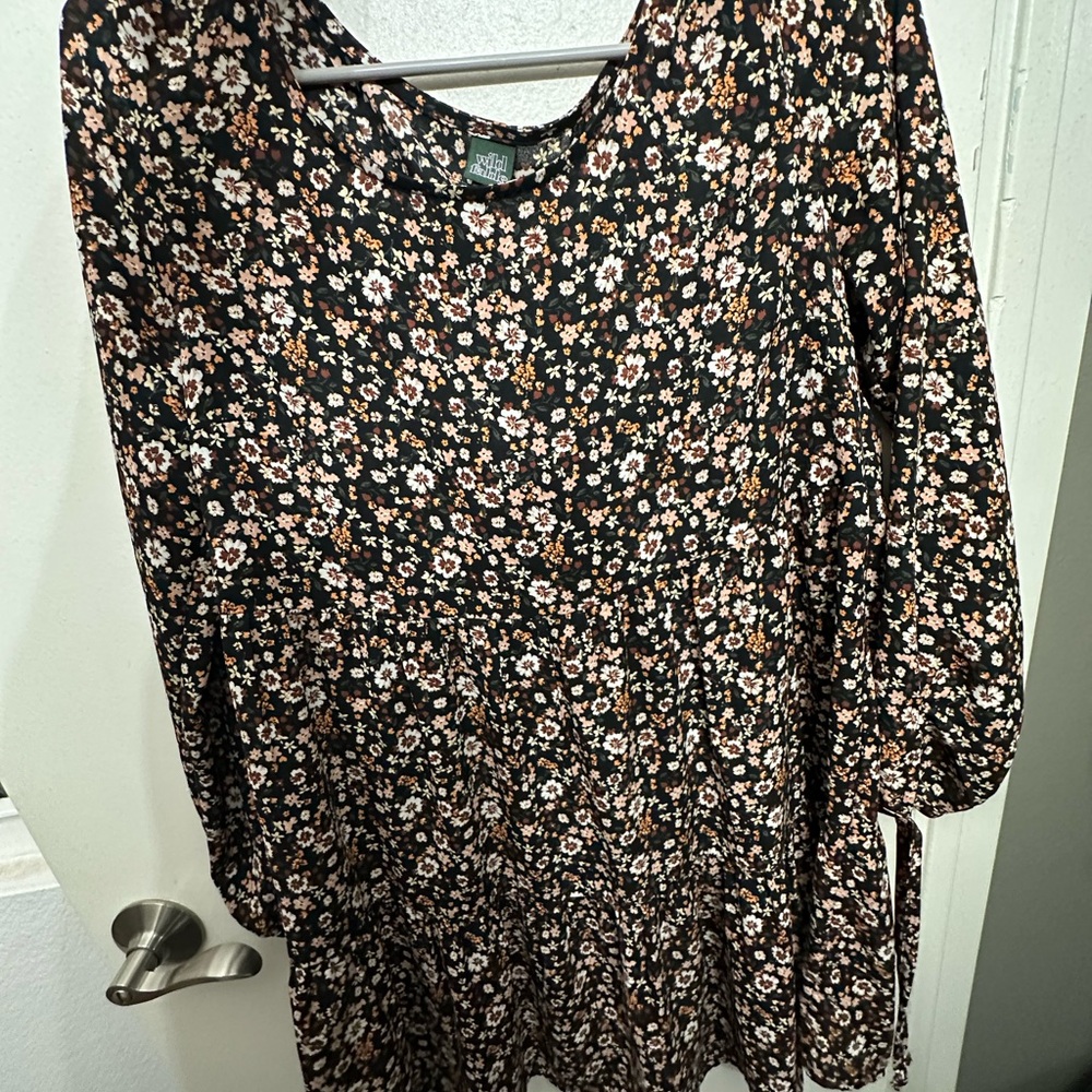 Floral Long Sleeve Dress